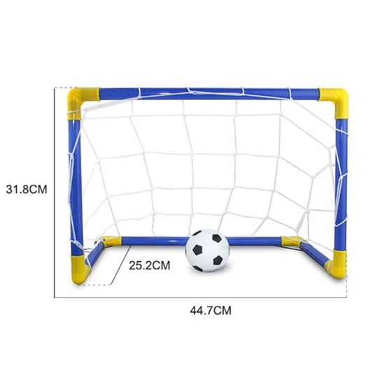 Foldable Football Goal Mini Children Soccer Goal Sports Toys Football Post Frame Set Indoor Outdoor Soccer Training Equipment